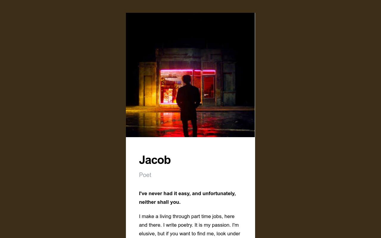 Carrd profile picture for @jacobb